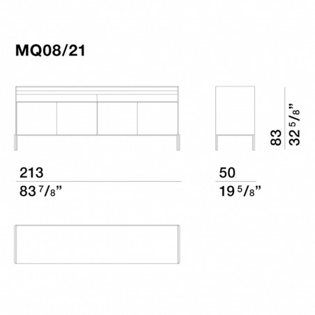 Molteni&C - Buffet Quinten