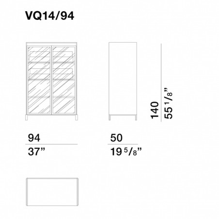 Molteni&C - Quinten Sideboard - Glass Doors