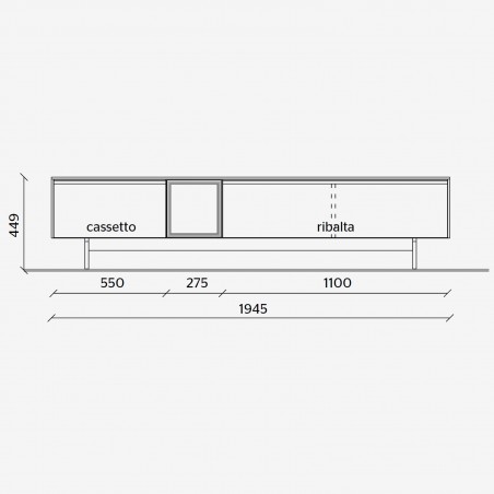 Molteni&C - Buffet Pass-Word Evolution 3B