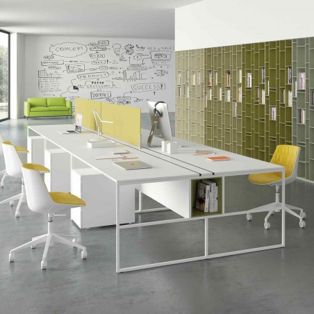 MDF Italia - Flow Chair - regolabile su ruote