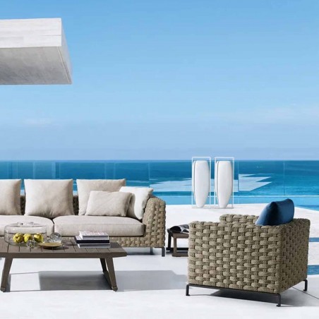 B&B Italia - Ray Outdoor Natural Armchair