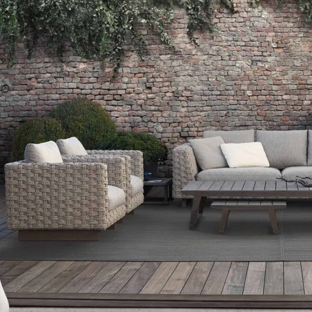 B&B Italia - Ray Outdoor Natural Armchair