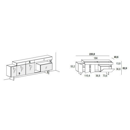 Lago - Buffet 36e8 - Comp. 2109