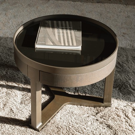 Molteni&C - Fonte Coffee Table - Glass Black Top