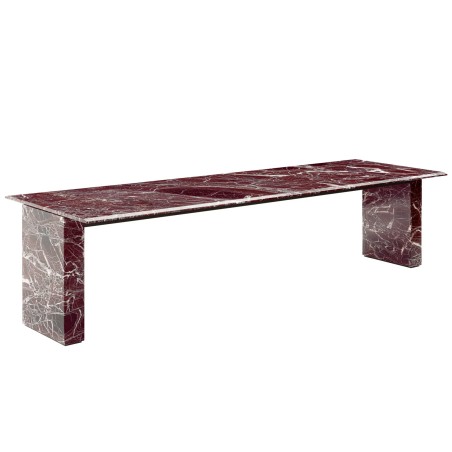 B&B Italia - Assiale Table Fixe Marbre Rouge Levanto