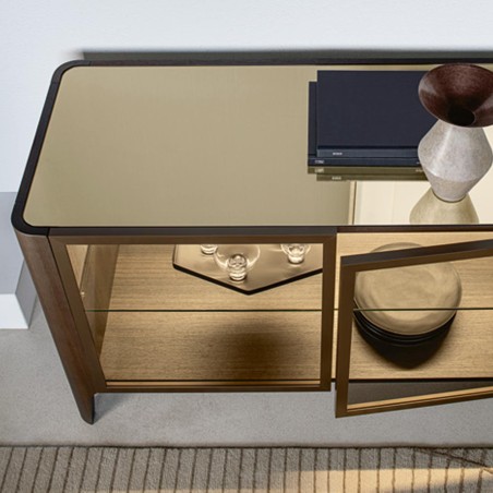 Riflessi - Cross Glass Sideboard