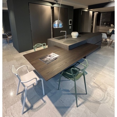 Modulnova - MH6 Fly Kitchen Resina Concrete